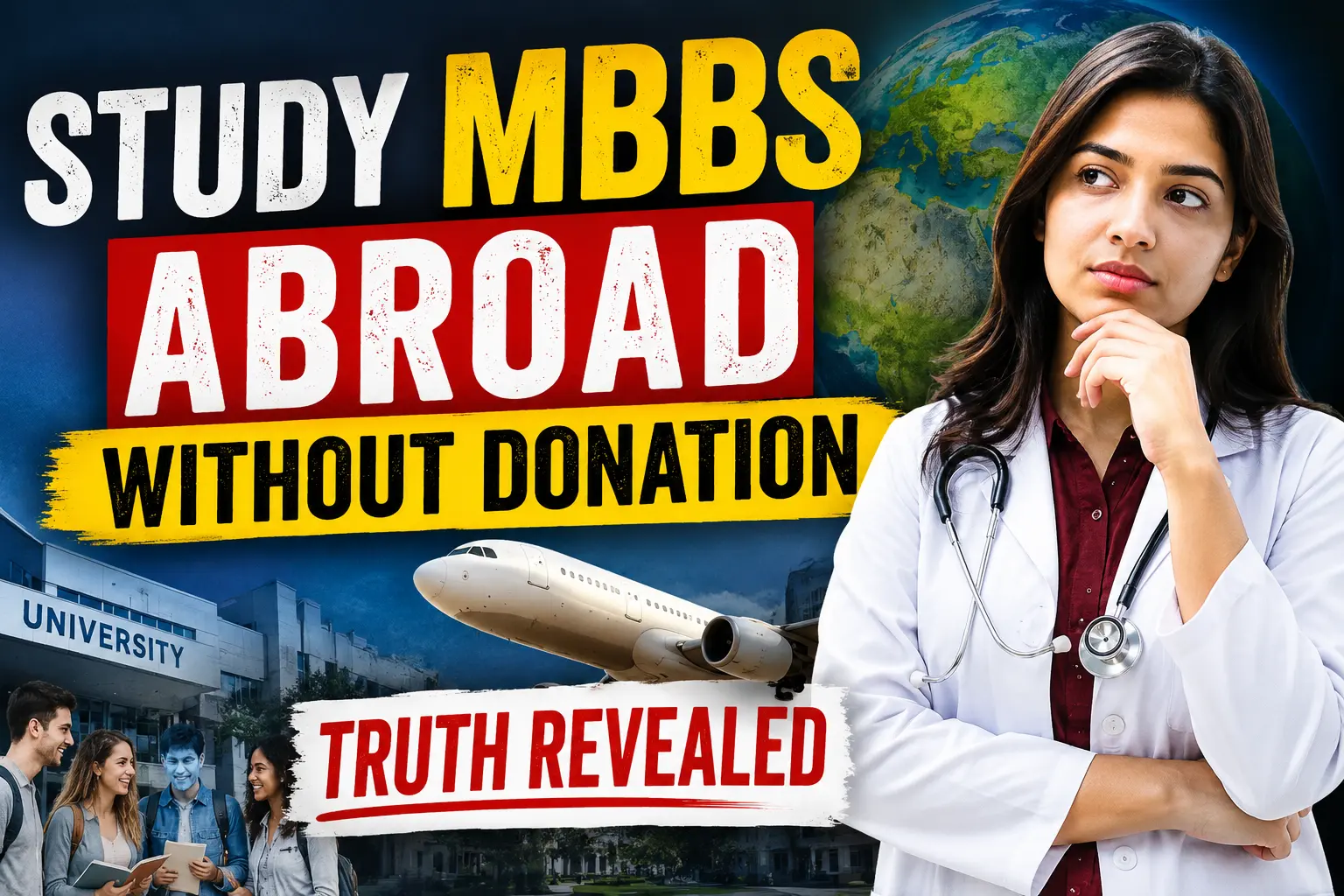 Study MBBS Abroad Without Donation – Truth Revealed